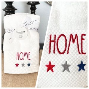 🆕Rae Dunn Set of 2 HOME Hand Towels